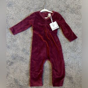 Kate Quinn Velour One Piece 12-18mo NWT